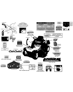 Label Map 53andfjc050 Diagram and Parts List for Z-FORCESZ54 (53FJC-53FJC050)(2015) Cub Cadet Lawn Tractor